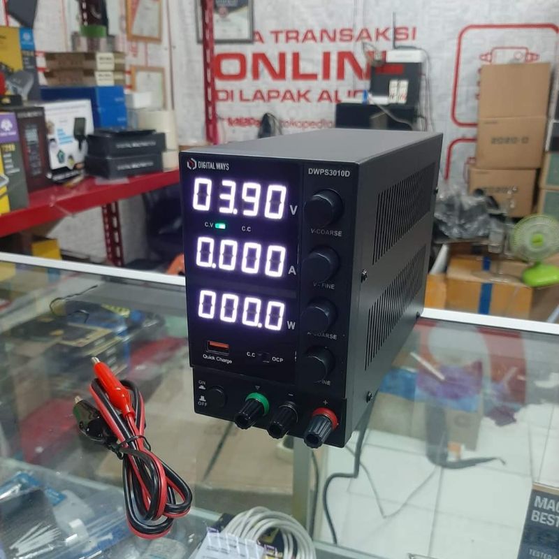 POWER SUPPLY 10 AMPERE 30 VOLT DAN PENGHANCUR SHORT