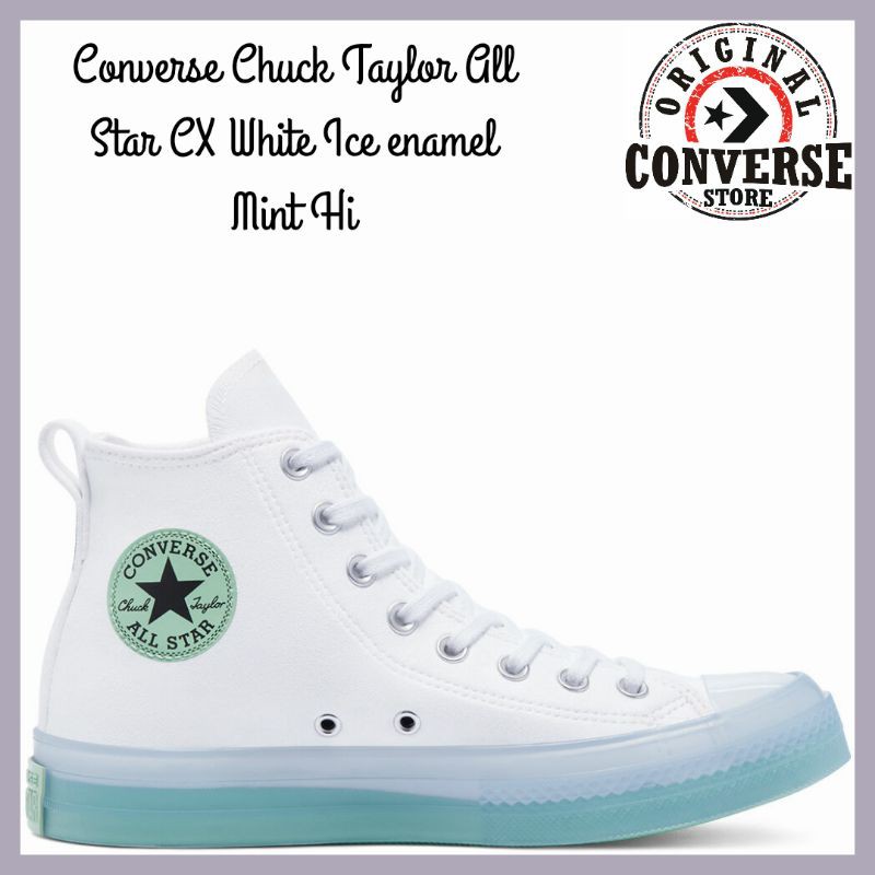 ORIGINAL CONVERSE CHUCK TAYLOR ALL STAR CX WHITE ENAMEL MINT Ox 169607C MENS