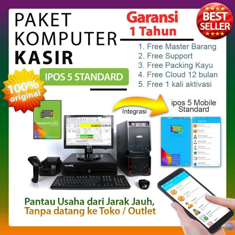 Komputer kasir lengkap spesifikasi menawan ll komputer kasir denga. ipos 5 ll Komputer kasir high quality ll Pc kasir lengkap ll Komputer kasir termurah auto flexsibel