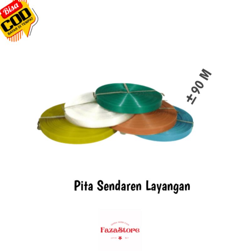 Pita Sendaren Layangan Gulungan Kecil Panjang ± 90M