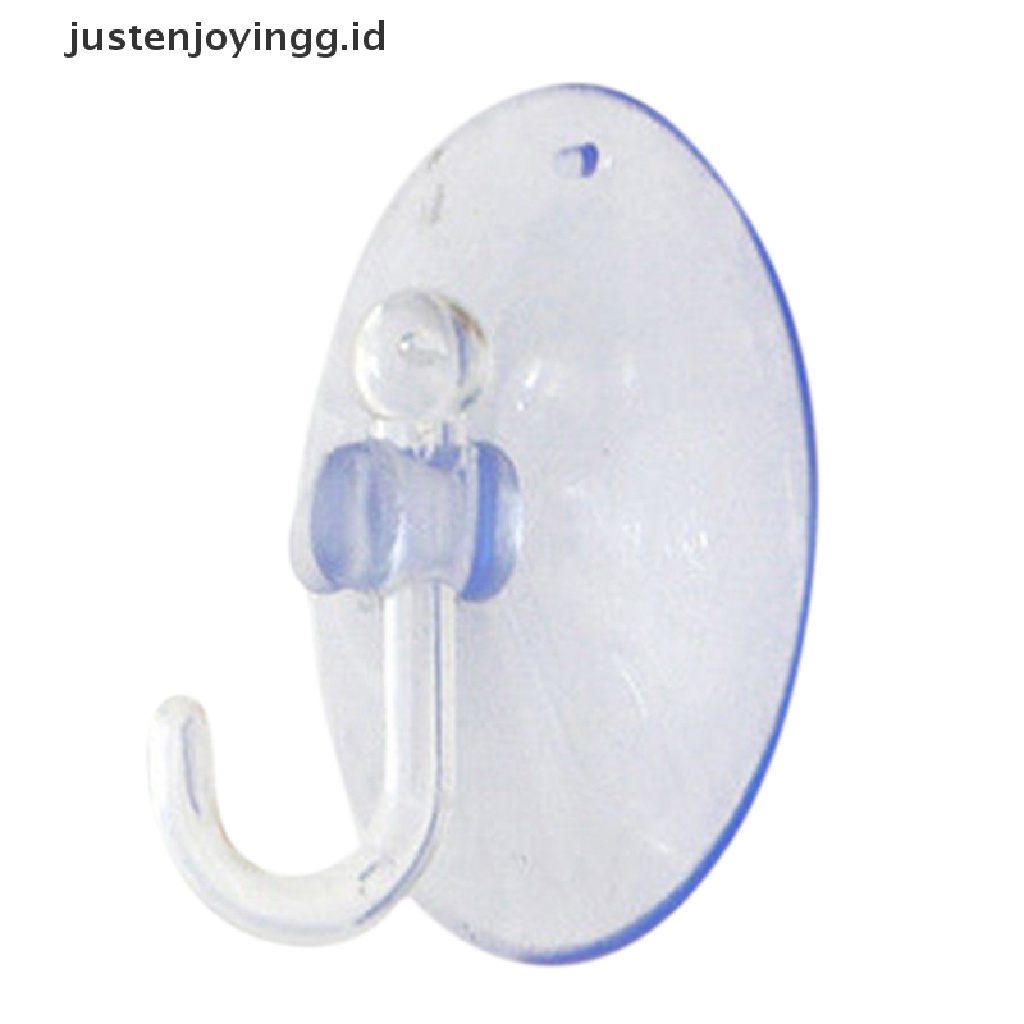 Kait Gantungan Dinding Model Suction Cup Warna Transparan Untuk Dapur / Kamar Mandi