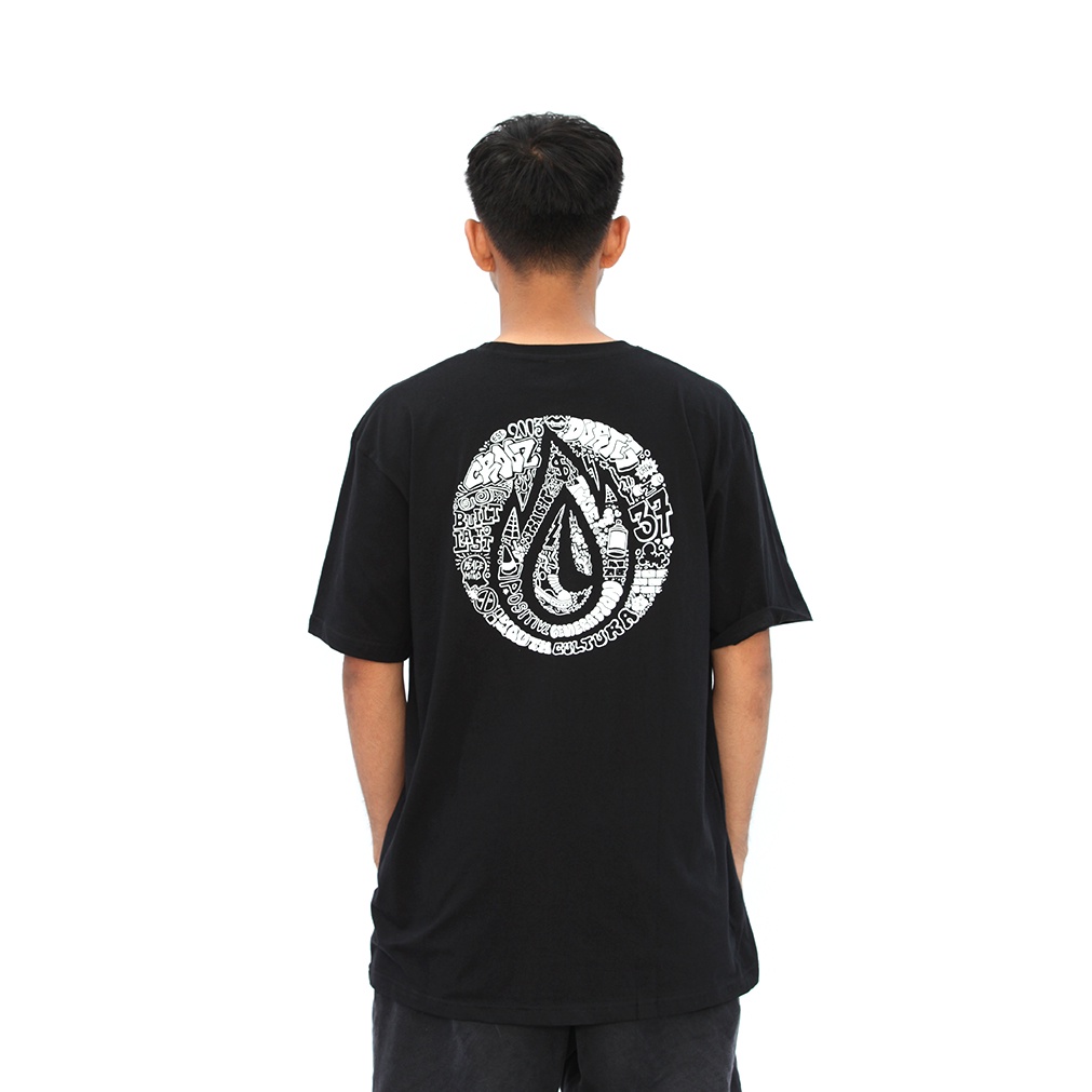 CROOZ TAGGING TSHIRT BLACK