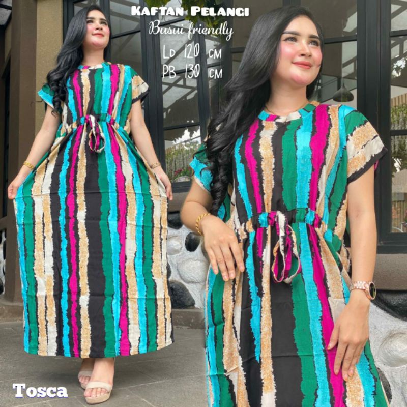 Daster Arab Jumbo/ TERY KAFTAN/ Daster Bhusui Resleting Depan/ Daster Kaftan Tali serut Depan