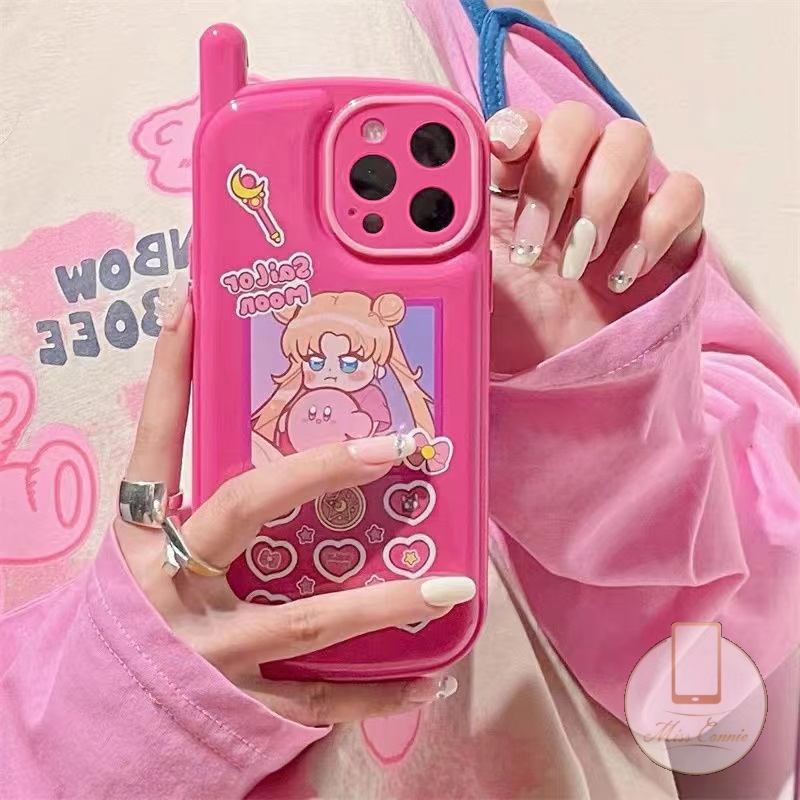 Soft Case Motif Kartun Anime Sailor Moon Untuk iPhone 7 8 Plus X XS MAX XR 11 12 13 14 Pro MAX