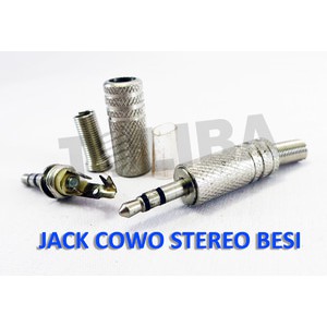 jack stereo 3,5mm besi / konektor Jack headphone hp / Jack Headset