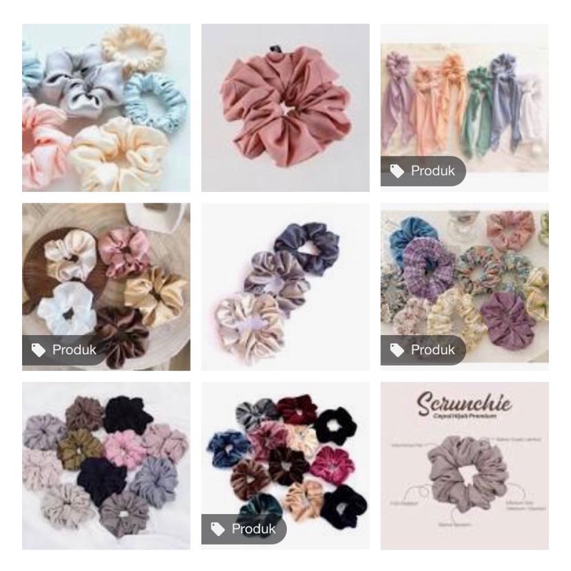 TERMURAH SCRUNCHIE/ IKAT RAMBUT / CEPOL/ SKURENCI