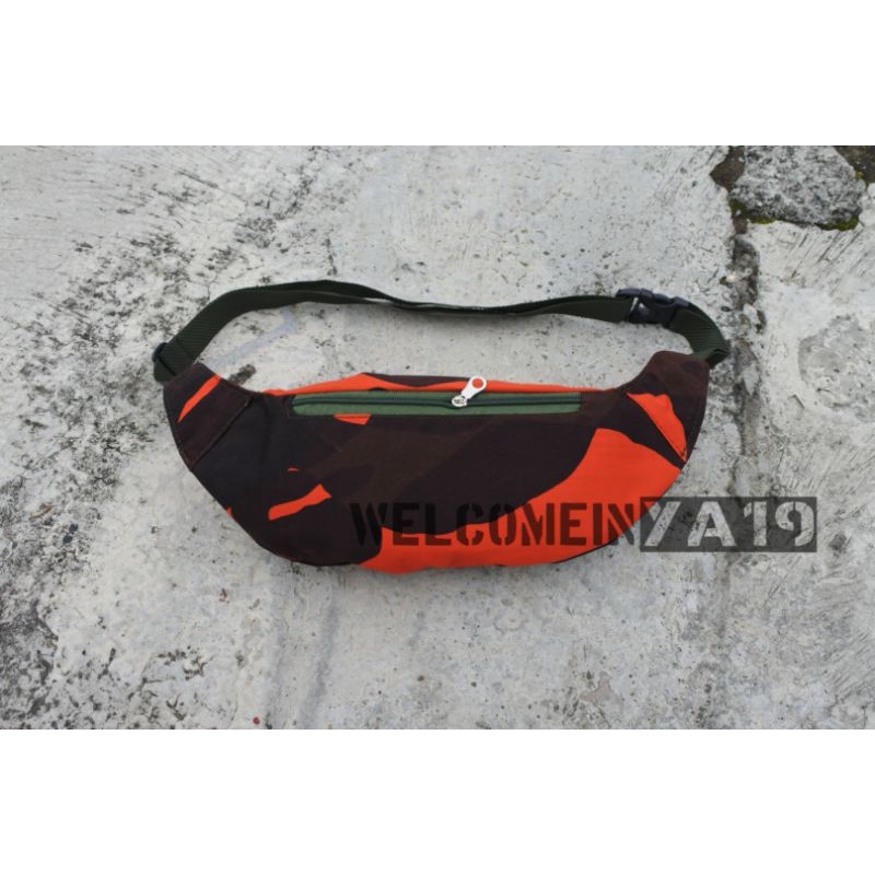 Waistbag Pemuda Pancasila / Tas Pinggang Loreng Pemuda Pancasila/ Tas Pinggang Pria