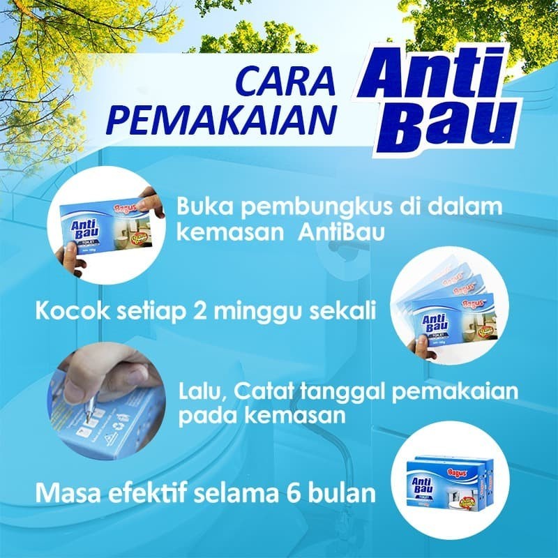 ANTI BAU TOILET 100 GR BAGUS - PENGHILANG BAU KAMAR MANDI SERAP LEMBAB W-20312