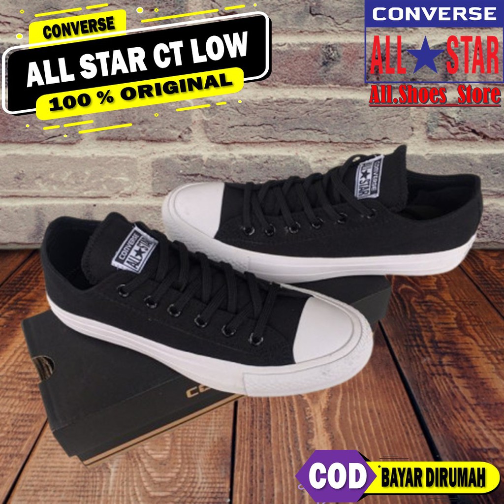 Sepatu Sneakers Converse Pria Cowok Laki Laki Original Premium Sepatu Converse  Pria ALL STAR CT LOW