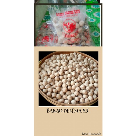 

Bakso Sapi Delima 85 Isi 50 Pcs 700GR Asli Daging Sapi
