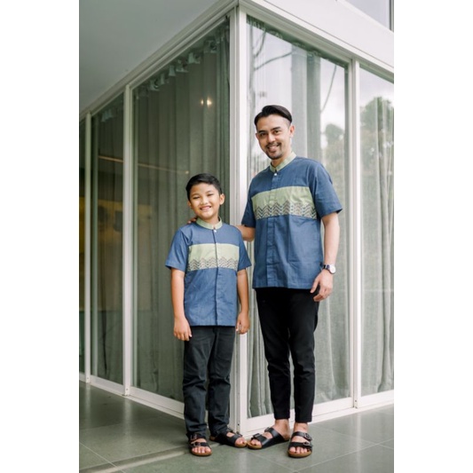 Edisi Terbaru ~ Baju Koko Couple Ayah dan Putra | Althaff x Nurida Raya Series