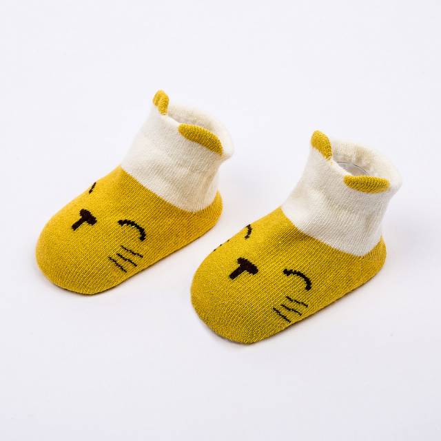 1234OS - KAOS KAKI BAYI GAMBAR ANIMALS BAHAN KATUN BREATHABLE NYAMAN DI PAKAI IMPORT.