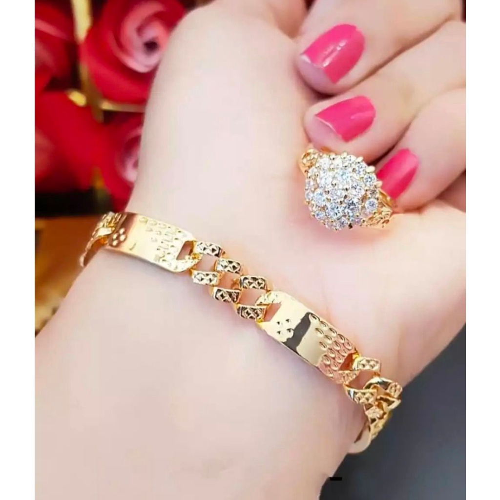 Gelang xuping,gelang plat free cincin bola