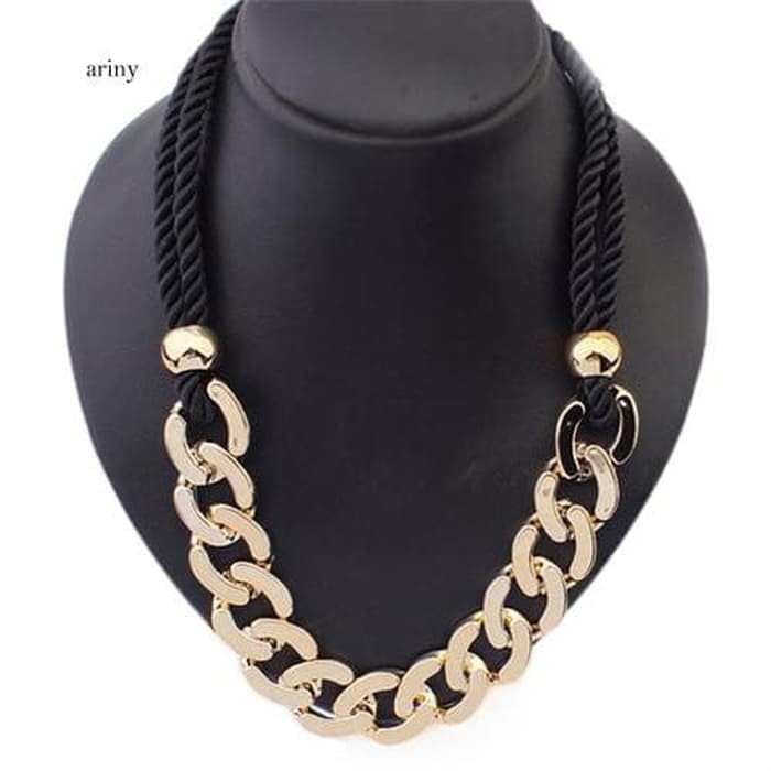 Kalung rantai emas ropes gold chain necklace rapper