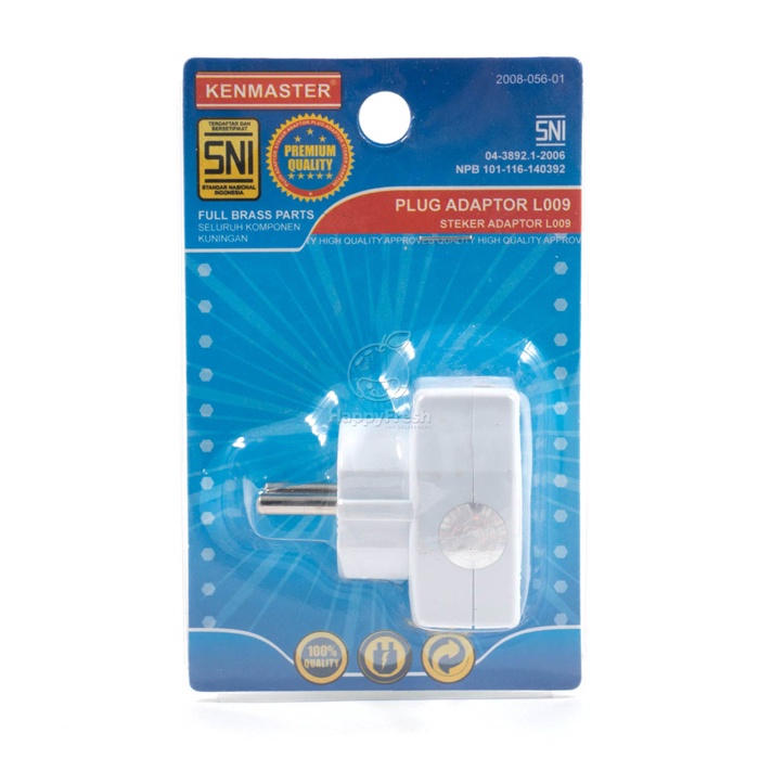 Steker Colokan Listrik 3 Lubang - Kenmaster Plug Adaptor Steker T L009