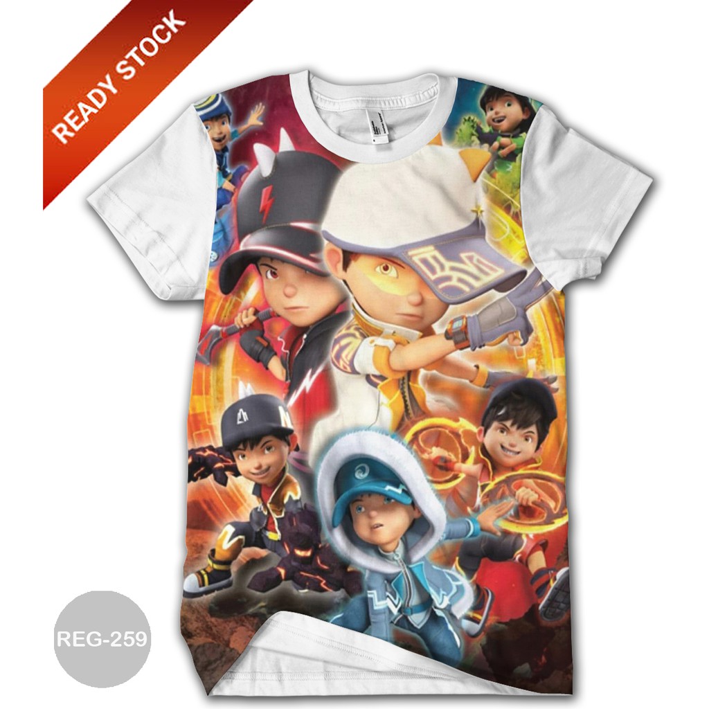 Baju Boboiboy The Movie 2 Baju Anak Boboiboy The Movie 2 Series DEWASA 3D #REG-259