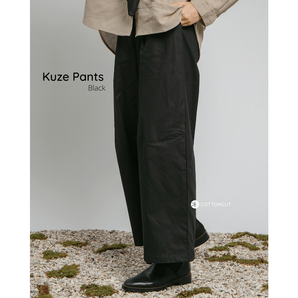 Cottoncut Kuze Pants Highwaist Pants Celana Wanita