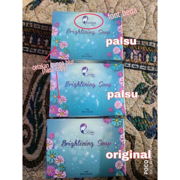 SABUN KEDASBEAUTY BRIGHTENING SOAP ORIGINAL 100% AssssLLLiiiiiii-4