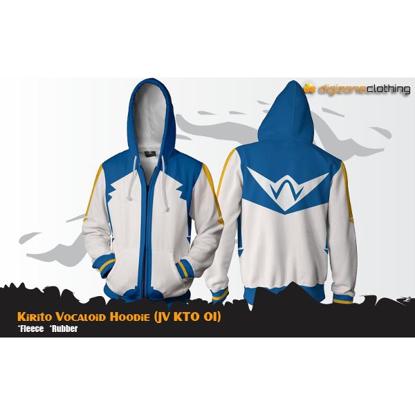 Jaket Anime Game Jaket Hoodie Kirito Vocaloid - JV KTO 01
