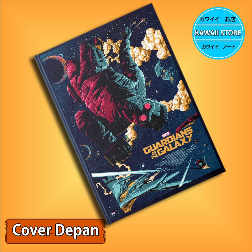 

Notebook / Pocket book Hard Cover Marvel Avenger GUARDIANS OF THE GALAXY uk A5 & A6 / Notes Book