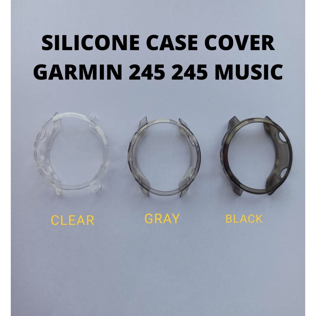 Garmin 245 music Case Silicone Protection Case Cover pelindung casing