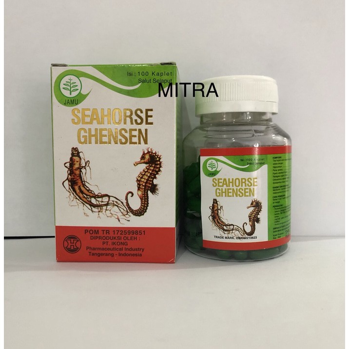 Obat Sehat Ginjal Seahorse / sea horse Ghenshen Kidney