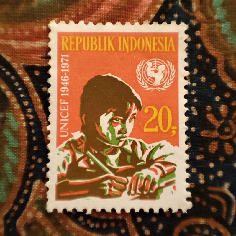 Perangko Kuno Republik Indonesia edisi UNICEF
