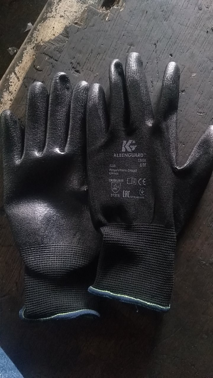 Sarung Tangan Kleenguard G40 Mekanik Polyurethane Pu Hitam Kimberly-clark