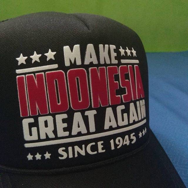 Topi Make Indonesia Great Again