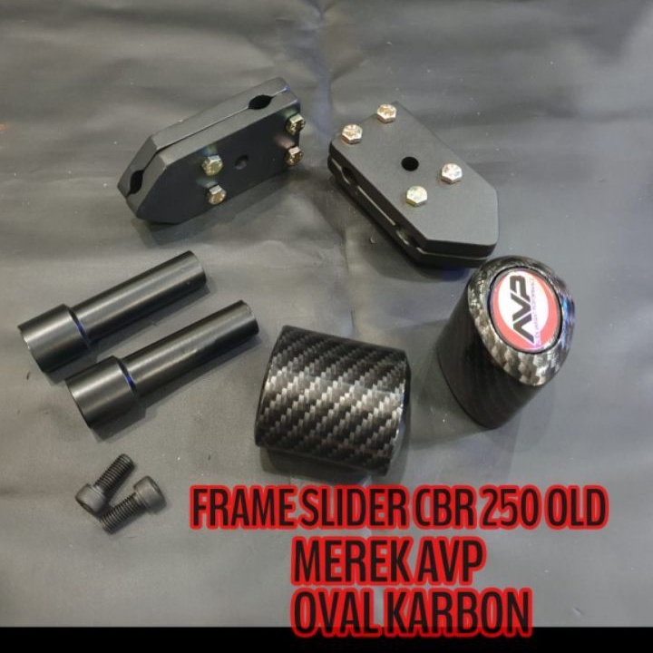 Frame Slider Karbon CBR 250R CBU CBR 150R Lokal K45 K45G K45N R15 V1 V2 V3 GSX 150 Pelindung Body Ca
