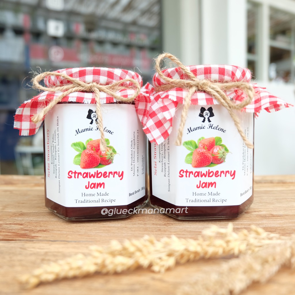 

Mamie Helene Strawberry Jam / Selai / Spread 340 gr