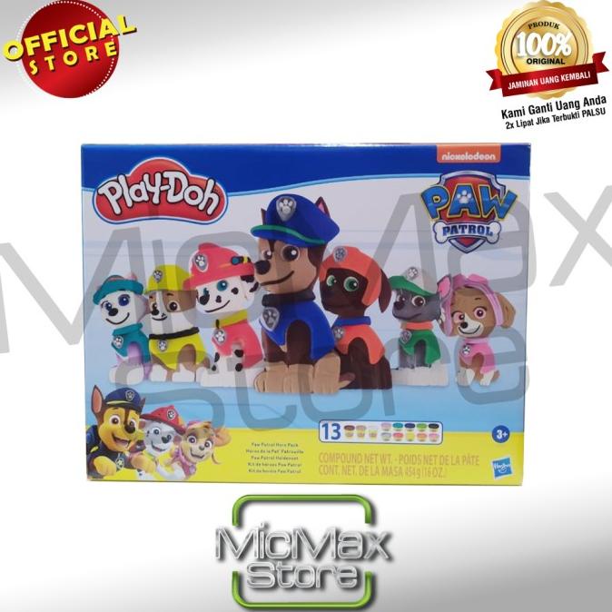 

Play Doh Playdoh Paw Patrol Hero Pack All Characters