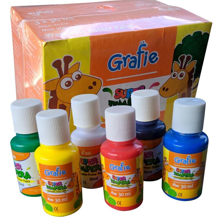 

mm✹Bestseller Grafie Super Tempera 6 Warna @30 ml 91