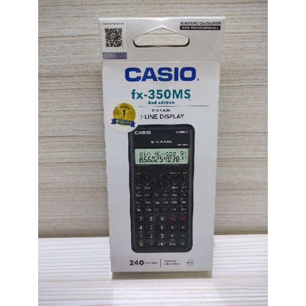 

Kalkulator casio scientific fx-350ms 2nd edition