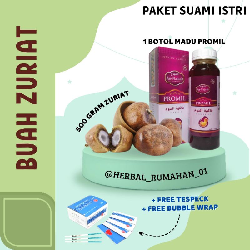 Paket Promil / Paket zuriat Promil / paket Promil suami istri / promil suami istri / duriat / juriat