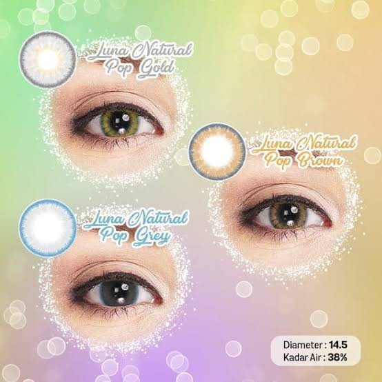 SOFTLENS TOP GEL LUNA NATURAL SERIES NORMAL DAN MINUS / CONTAC LENS