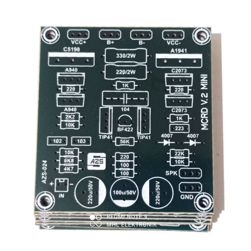 PCB POWER AMPLIFIER MCRD V2 MINI