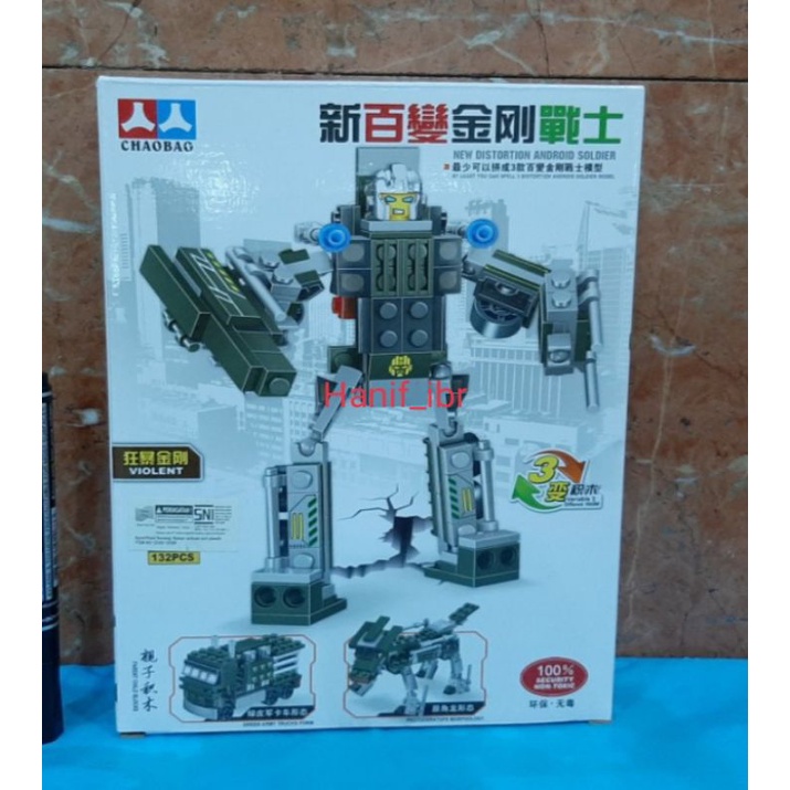 Lego Robot Android Soldier 3in1 Violent