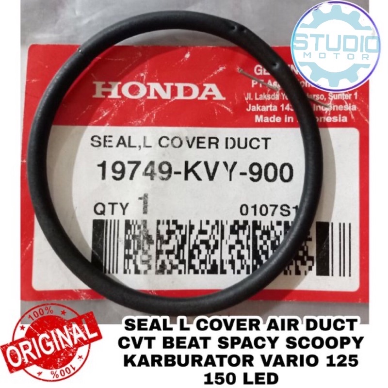 cover + Seal Tutup Plastik CVT Beat Carbu KVY