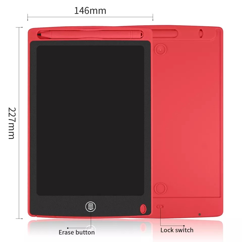 LCD Writing Drawing Papan Tulis Gambar Notes Tablet 8.5&quot; inch Praktis