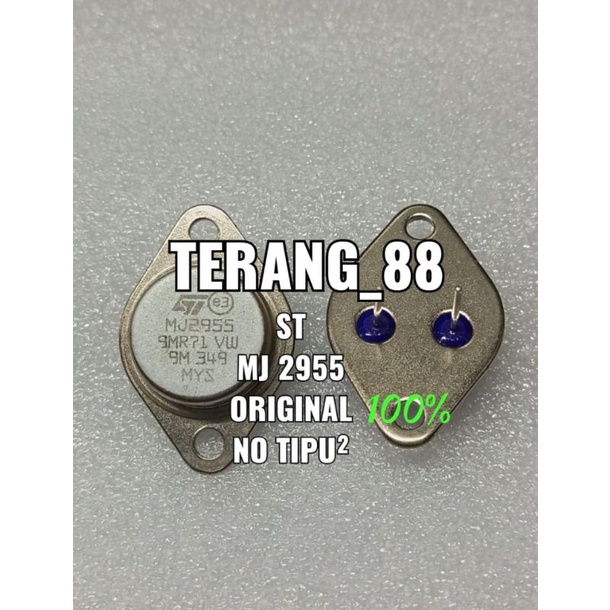 TR TRANSISTOR MJ2955 MJ 2955 ORIGINAL ST JENGKOLANJ