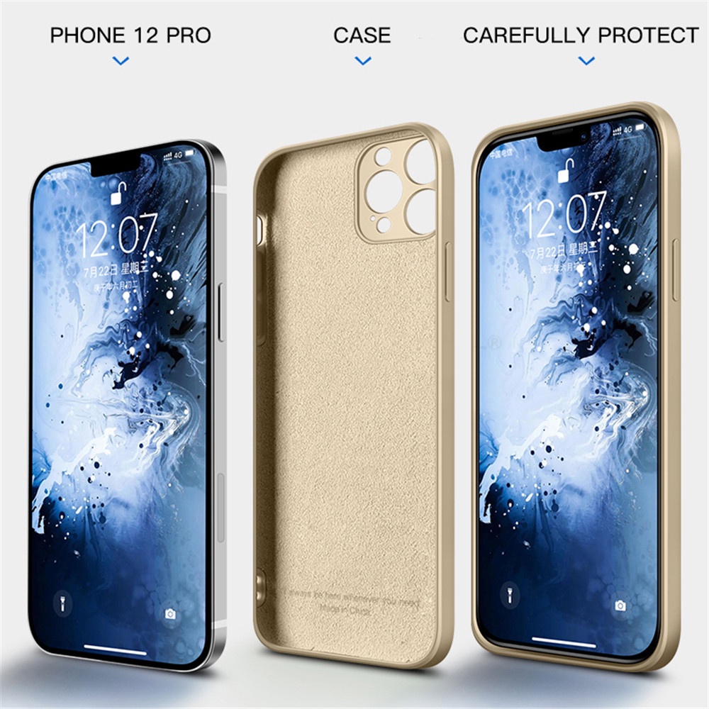 Casing Silikon iphone 13 pro 12 pro max 11 xs max xr x xs 7 8 plus shockproof Warna khaki