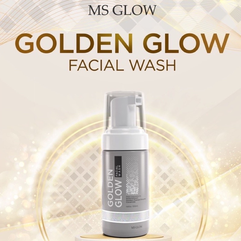 Jual Facial Wash Golden Glow Ms glow Shopee Indonesia