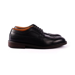  Sepatu  Pantofel  Pria Sanada Longwing Black Shopee  Indonesia