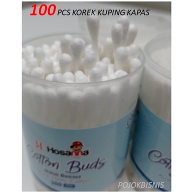 100 STICK CUTTON BUDS / KOREK KUPING KAPAS / COTTON BUDS DEWASA MODEL TABUNG