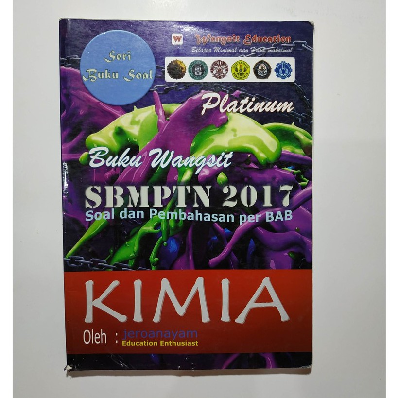 [Preloved] Buku Wangsit Platinum SBMPTN 2017 Soal dan Pembahasan per Bab Kimia