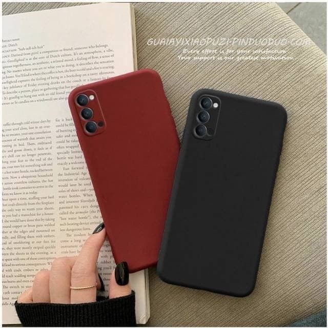 Soft Case Oppo Reno 5  Reno 6 4G Reno 6 5G Reno 6 Pro Slim Matte Silicon Sandstone