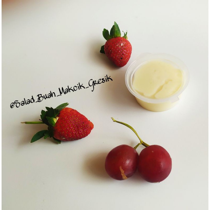 

saus salad buah