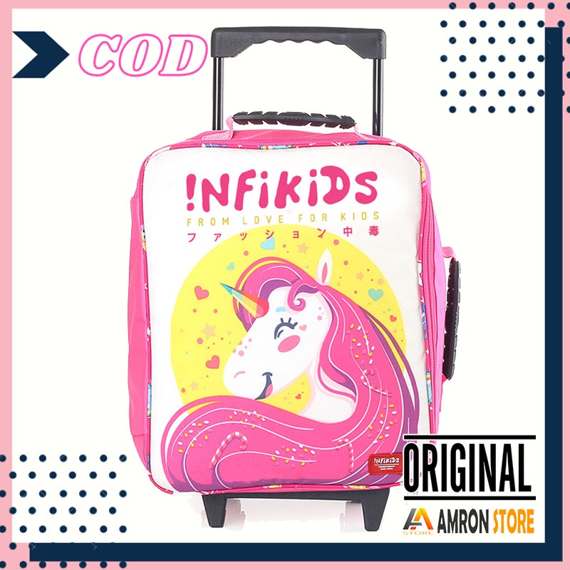 Tas Sekolah Troli Backpack Anak Perempuan PAUD TK SD  Motif Little Pony Model Terbaru Kualitas Terbaik