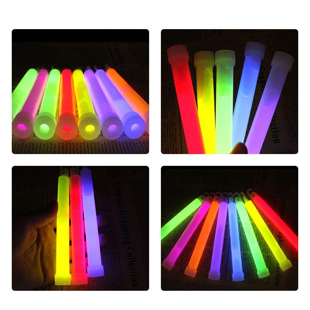 Quinton Glow Sticks Industrial Grade SOS 6inch Mainan Pesta Fluorescence Kimia Glow In The Dark Super Terang Camping Outdoor Alat Memancing Pencahayaan